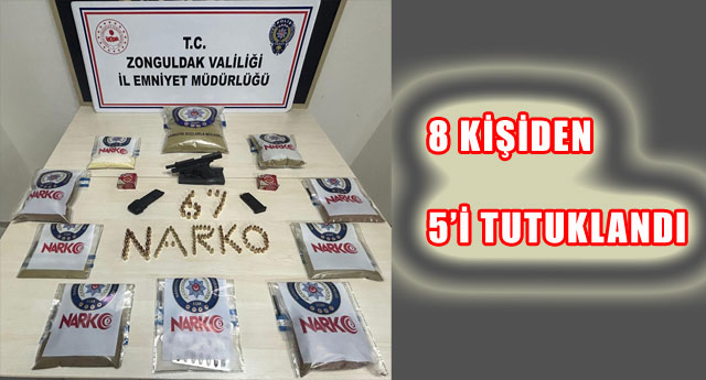 8 K���DEN 5�� TUTUKLANDI