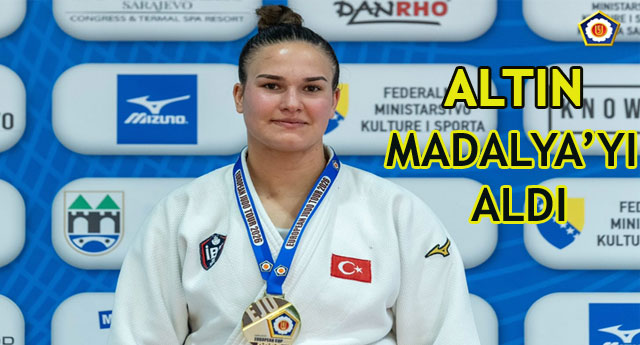 ALTIN MADALYA�YI ALDI
