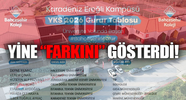 BAH�E�EH�R Y�NE �FARKINI� G�STERD�!