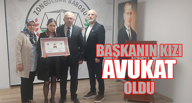 BAKANIN KIZI AVUKAT OLDU