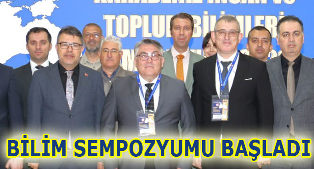 B�L�M SEMPOZYUMU BA�LADI