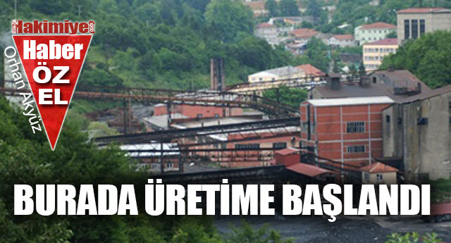 BURADA �RET�ME BA�LANDI