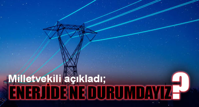ENERJ�DE NE DURUMDAYIZ?