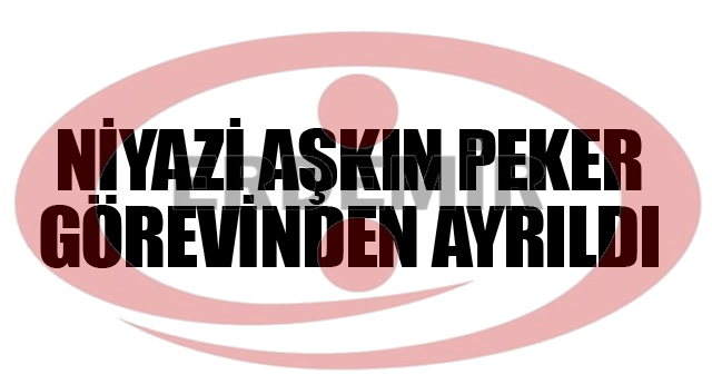 ERDEMRDE GENEL MDR GREVDEN AYRILDI
