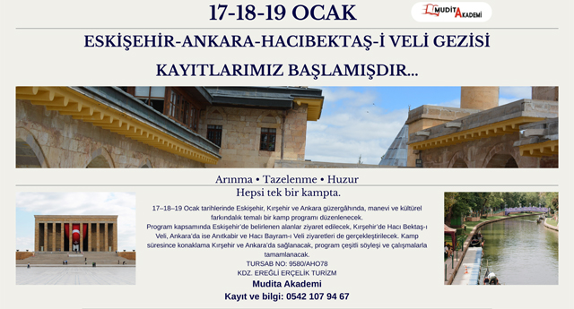ESK��EH�R-ANKARA-HACIBEKTA�-I VEL� GEZ�LECEK
