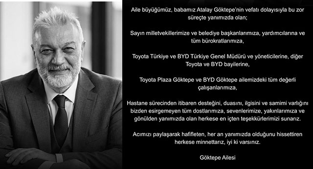 G�KTEPE A�LES� TE�EKK�R ETT�