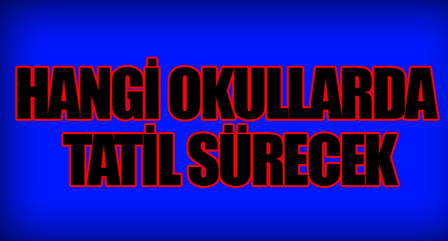 HANG� OKULLARDA TAT�L S�RECEK