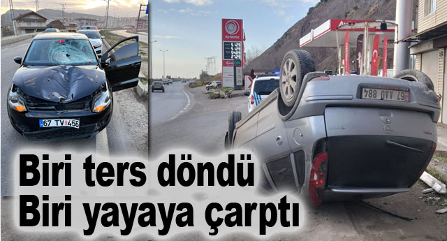 �K� KAZADA 3 YARALI VAR