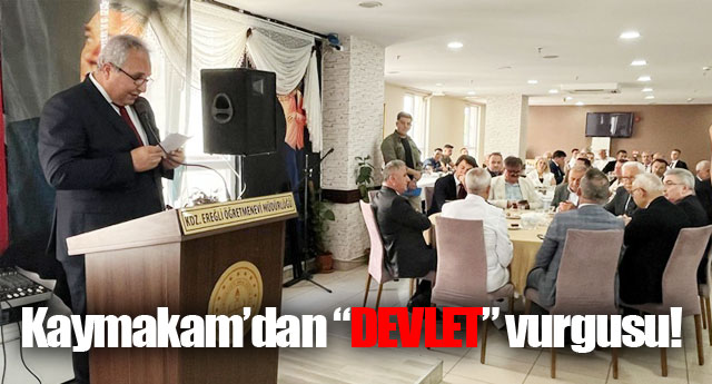 KAYMAKAM'DAN 