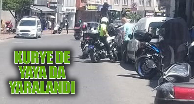 KURYE DE YAYA DA YARALANDI!
