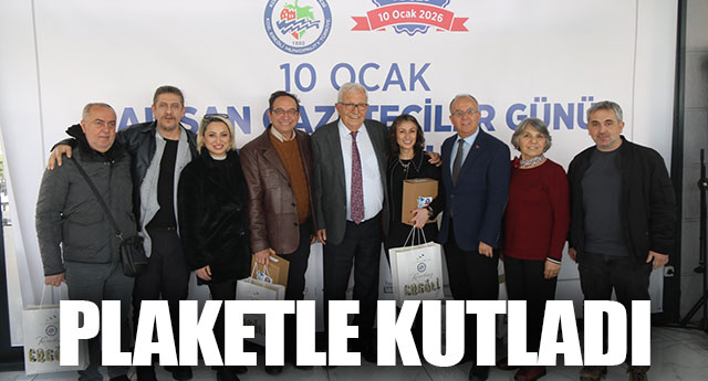 PLAKETLE KUTLADI