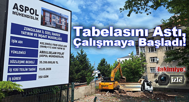 TABELASINI ASTI, �ALI�MAYA BA�LADI