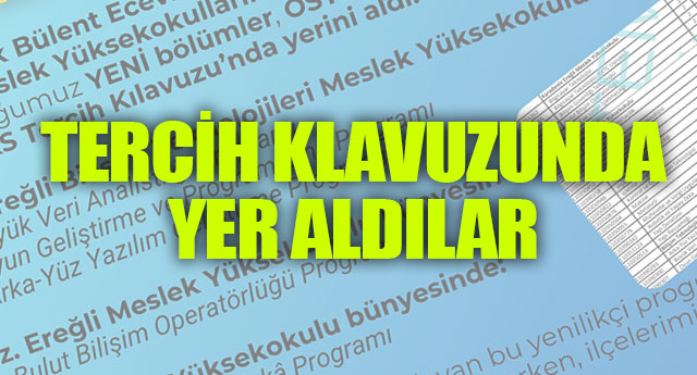 TERCH KLAVUZUNDA DA YER ALDI